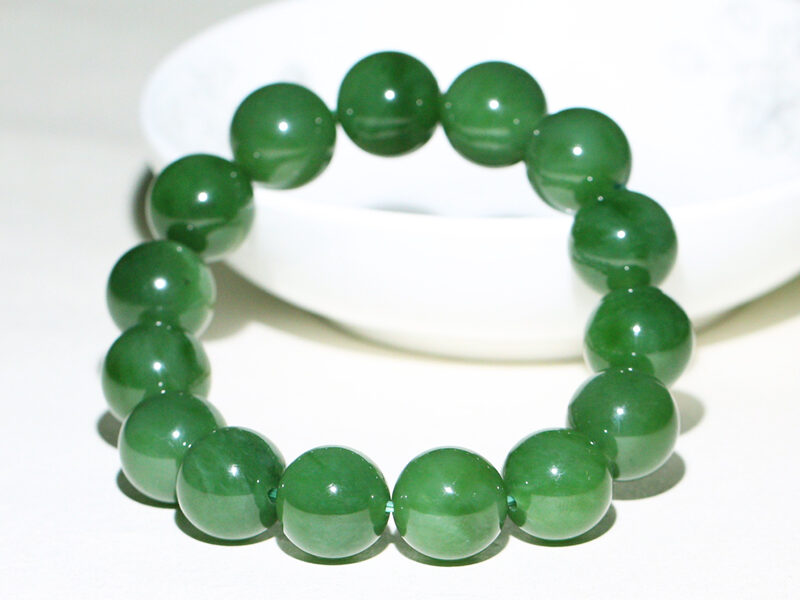 新疆和田玉碧玉手链手串52.77g XinJiang Hotan Jade Jewelry Bracelet