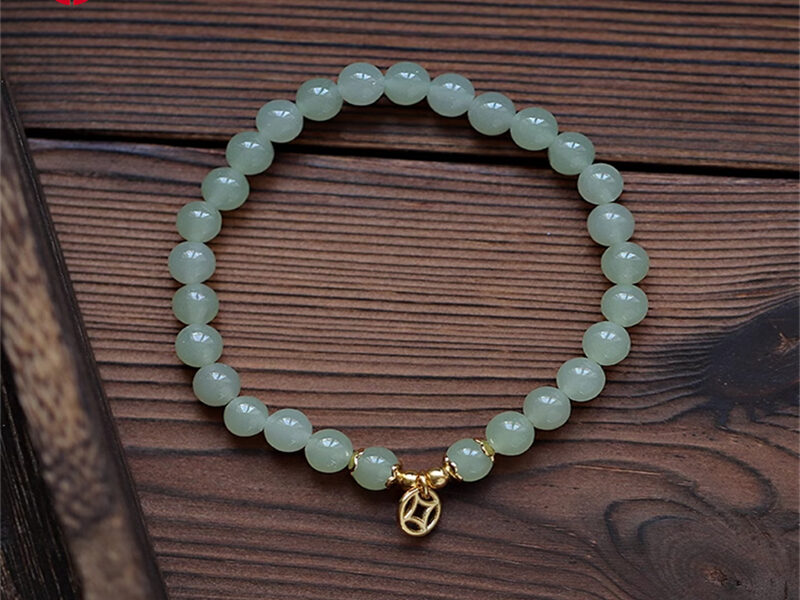 和田玉手链2022年新款女生手串富复古手饰 XinJiang Hotan Jade Jewelry Bracelet