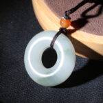 天山翠玉环吊坠 Tianshan Jade Circle Pendant 14.91g